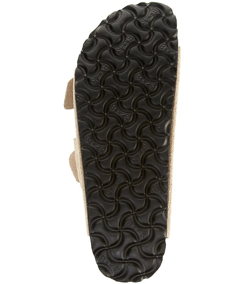 Birkenstock Arizona Shimmering Suede Buckle Slide Sandals