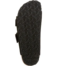 Birkenstock Arizona Shimmering Suede Buckle Slide Sandals