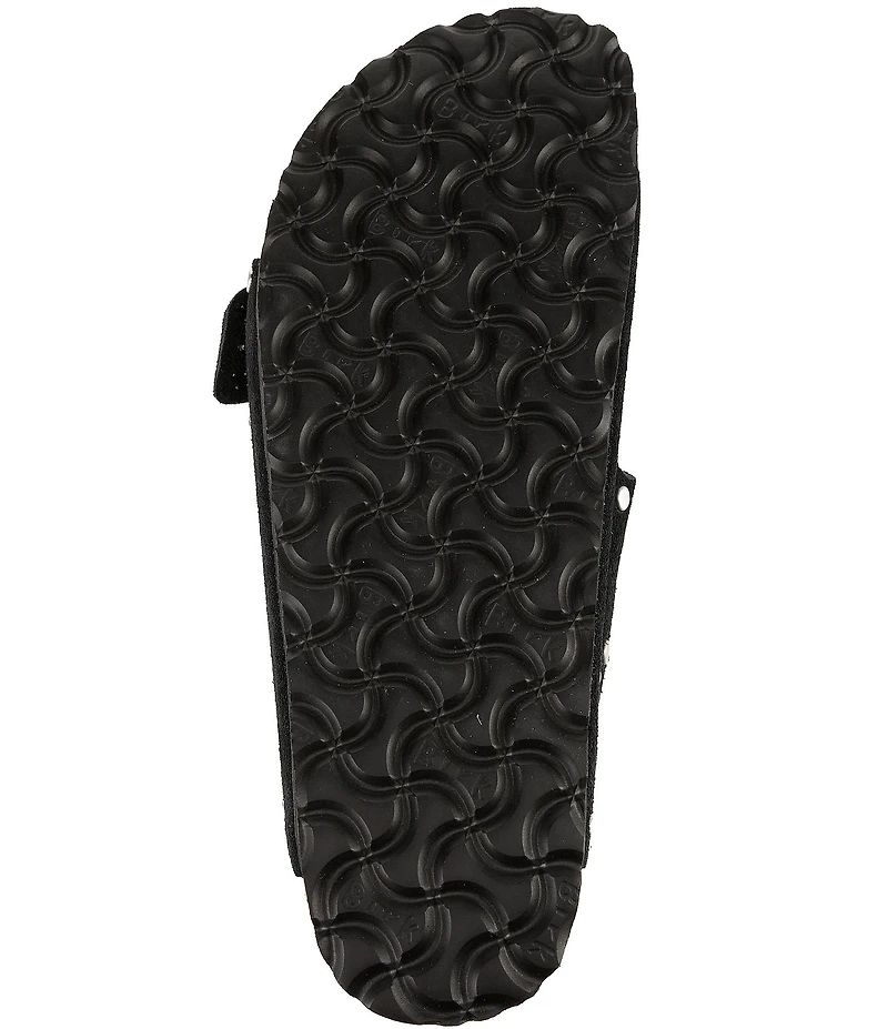 Birkenstock Arizona Suede Rivet Detail Double Banded Slide Sandals