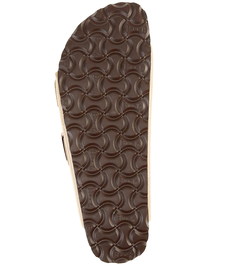 Birkenstock Women's Arizona Oiled Leather Soft Footbed Slide Sandals