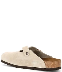 Birkenstock Men's Boston Suede Soft Footbed Family Matching Clogs