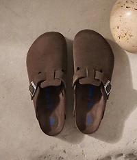 Birkenstock Men's Boston Suede Soft Footbed Family Matching Clogs