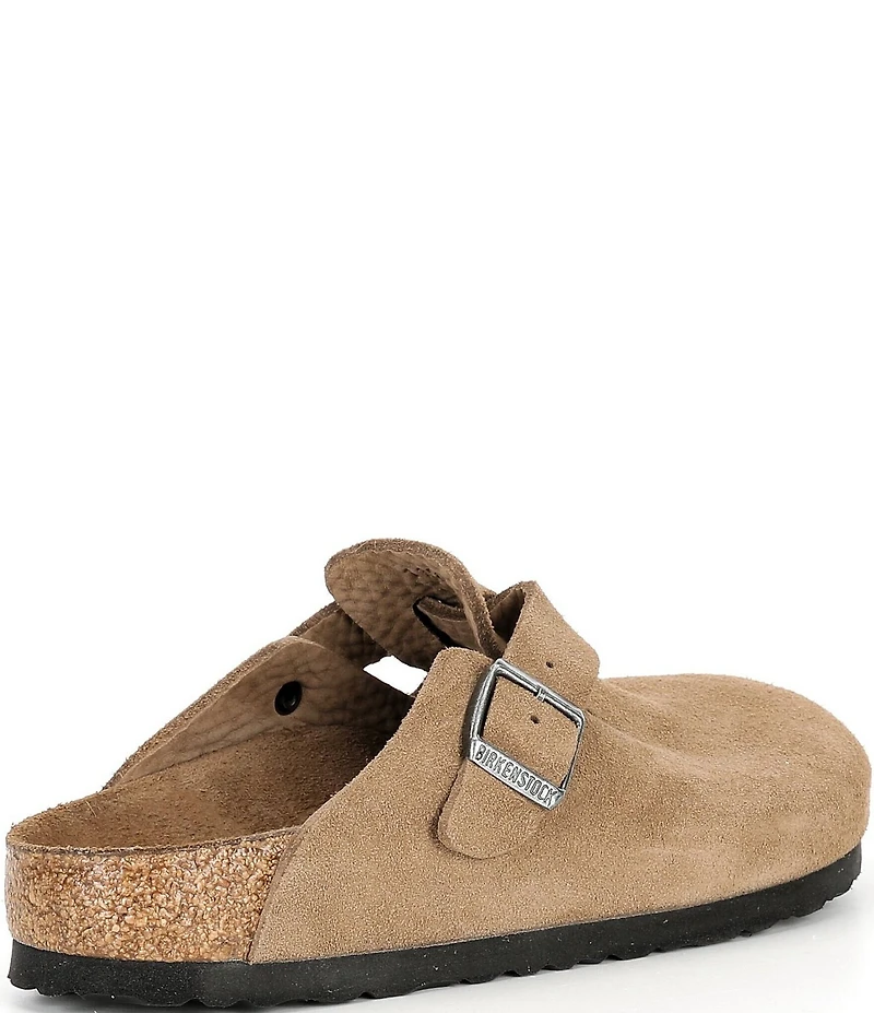 Birkenstock Women's Boston Suede Soft Footbed Family Matching Clogs