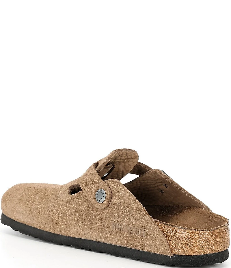 Birkenstock Women's Boston Suede Soft Footbed Family Matching Clogs