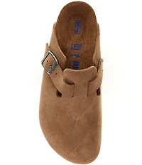 Birkenstock Women's Boston Suede Soft Footbed Family Matching Clogs