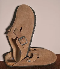 Birkenstock Women's Boston Suede Soft Footbed Family Matching Clogs