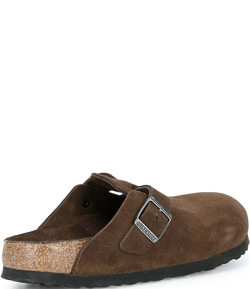 Birkenstock Women's Boston Suede Soft Footbed Family Matching Clogs