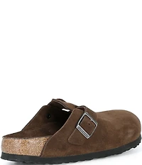 Birkenstock Women's Boston Suede Soft Footbed Family Matching Clogs