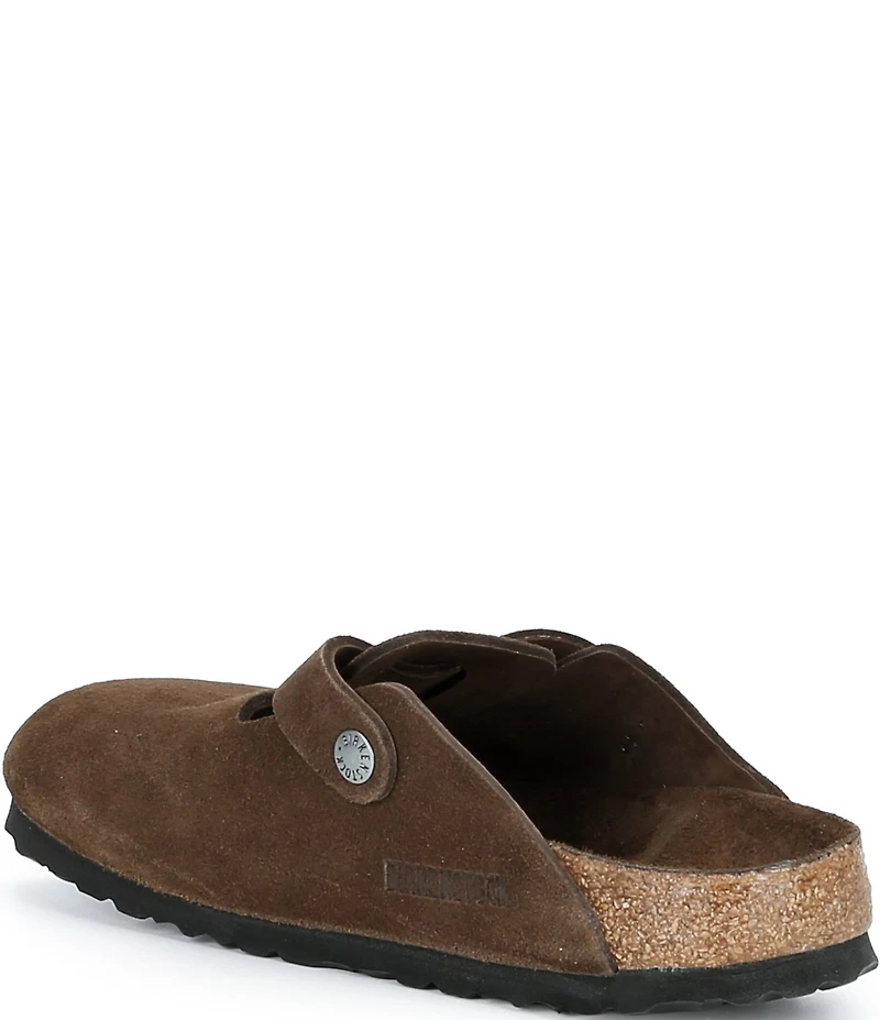 Birkenstock Women's Boston Suede Soft Footbed Family Matching Clogs