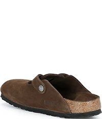 Birkenstock Women's Boston Suede Soft Footbed Family Matching Clogs