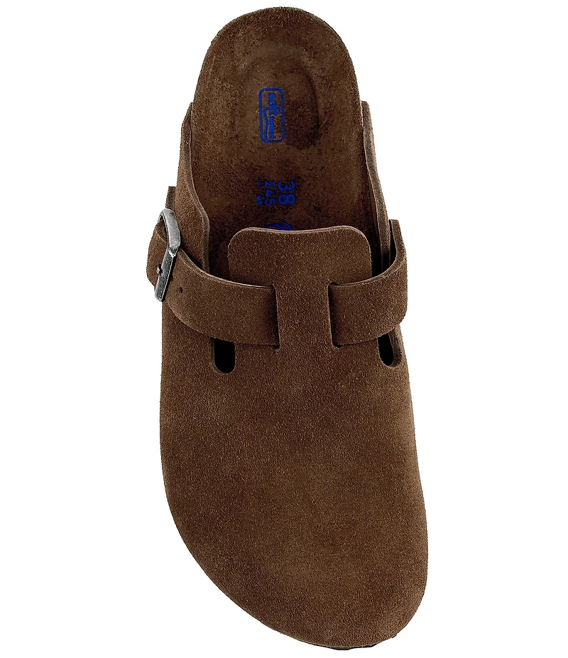 Birkenstock Women's Boston Suede Soft Footbed Family Matching Clogs