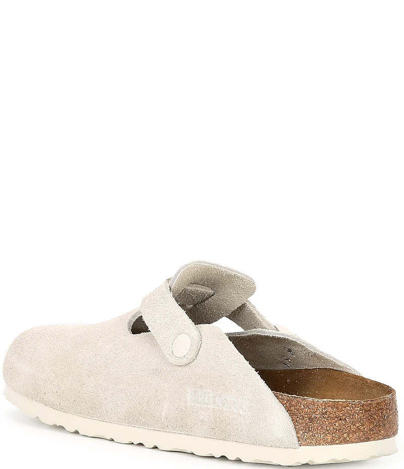 Birkenstock Women's Boston Suede Soft Footbed Family Matching Clogs
