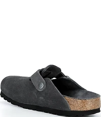Birkenstock Women's Boston Suede Soft Footbed Family Matching Clogs