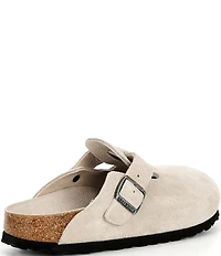 Birkenstock Women's Boston Suede Soft Footbed Family Matching Clogs