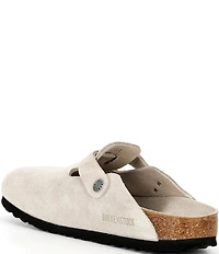 Birkenstock Women's Boston Suede Soft Footbed Family Matching Clogs