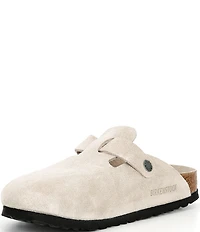 Birkenstock Women's Boston Suede Soft Footbed Family Matching Clogs