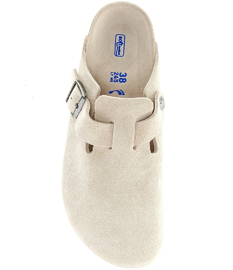 Birkenstock Women's Boston Suede Soft Footbed Family Matching Clogs