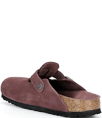 Birkenstock Women's Boston Suede Soft Footbed Family Matching Clogs