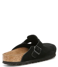Birkenstock Women's Boston Suede Soft Footbed Family Matching Clogs