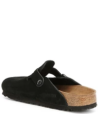 Birkenstock Women's Boston Suede Soft Footbed Family Matching Clogs