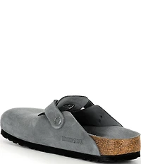 Birkenstock Women's Boston Suede Soft Footbed Family Matching Clogs