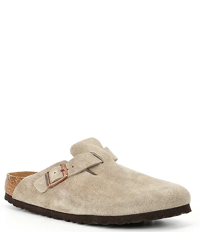 Birkenstock Women's Boston Suede Soft Footbed Family Matching Clogs