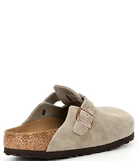 Birkenstock Women's Boston Suede Soft Footbed Family Matching Clogs