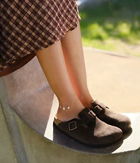 Birkenstock Women's Boston Suede Soft Footbed Family Matching Clogs