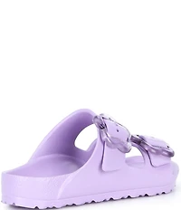 Birkenstock Girls' Arizona EVA Flower Buckle Sandals (Toddler)