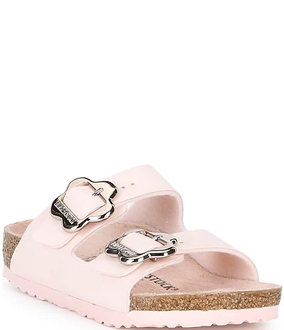 Birkenstock Girls' Arizona Flower Buckle Birko-Flor Sandals (Infant)