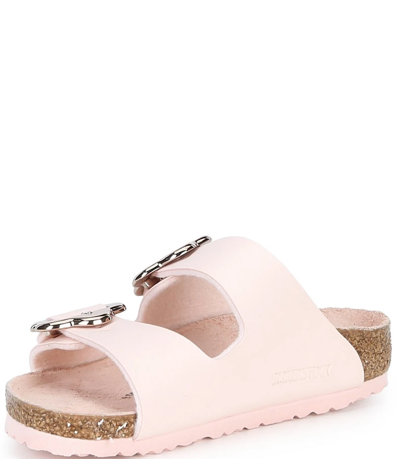 Birkenstock Girls' Arizona Flower Buckle Birko-Flor Sandals (Toddler)