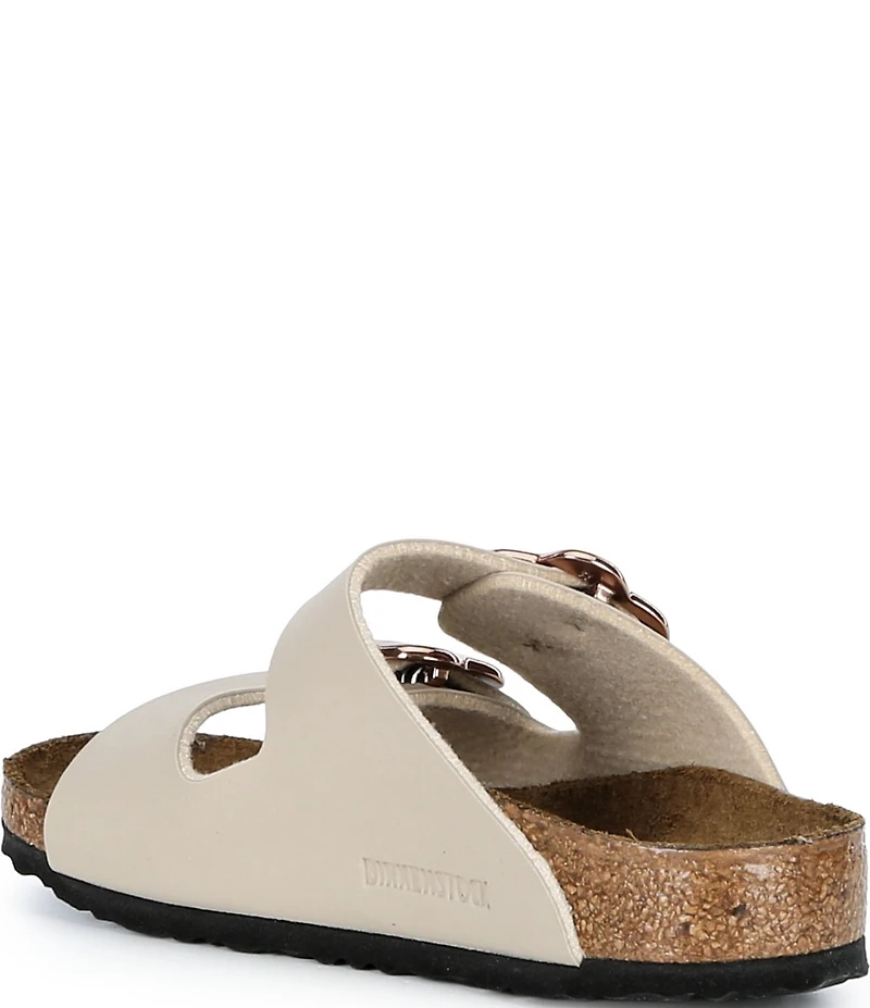 Birkenstock Girls' Arizona Flower Buckle Birko-Flor Sandals (Toddler)