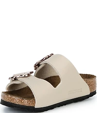 Birkenstock Girls' Arizona Flower Buckle Birko-Flor Sandals (Youth)