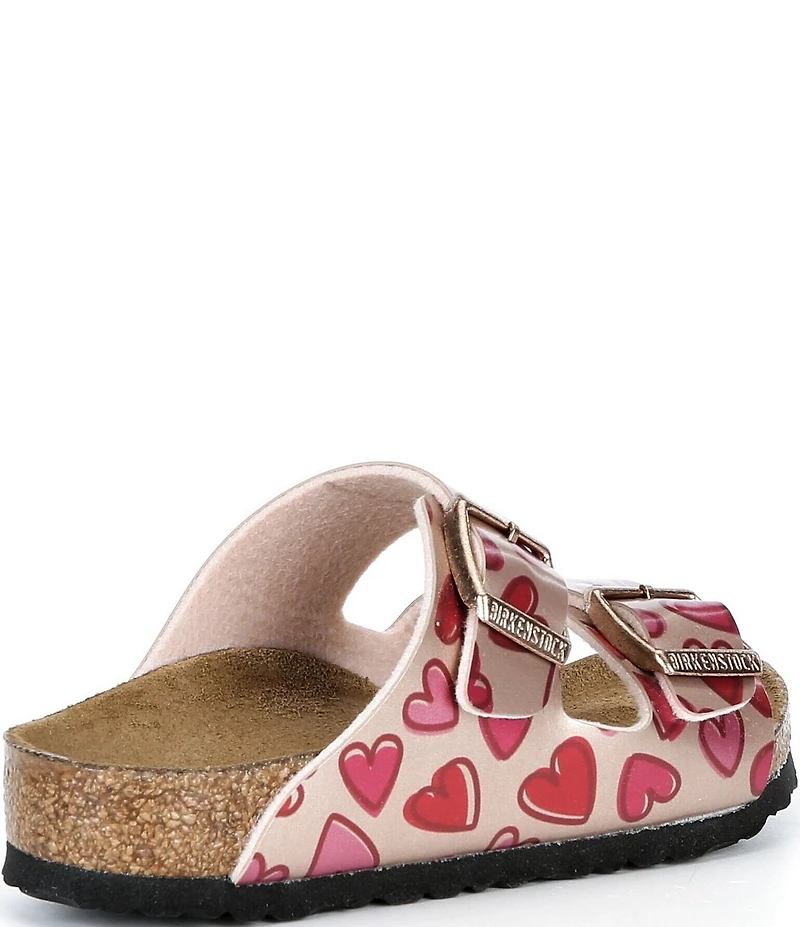 Birkenstock Girls' Arizona Birko-Flor® Heart Slide Sandals (Youth)
