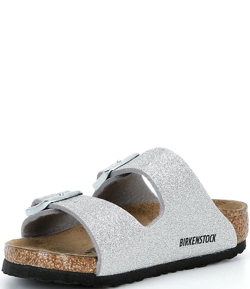 Birkenstock Girls' Arizona Glitter Slide Sandals (Toddler)