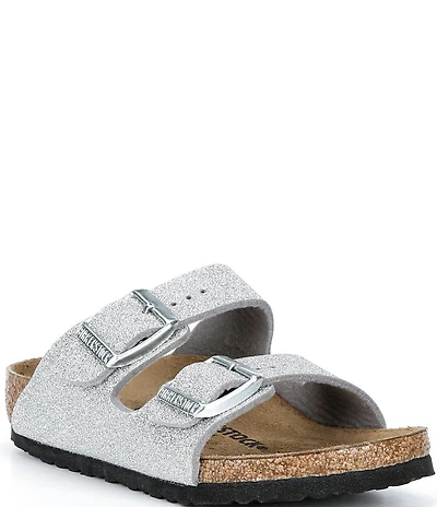 Birkenstock Girls' Arizona Glitter Slide Sandals (Youth)