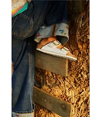 Birkenstock Girls' Arizona Birko-Flor® Metallic Slide Sandals (Toddler)