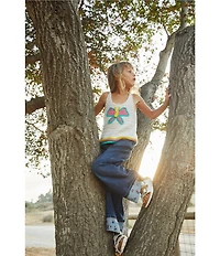 Birkenstock Girls' Arizona Birko-Flor® Metallic Slide Sandals (Toddler)