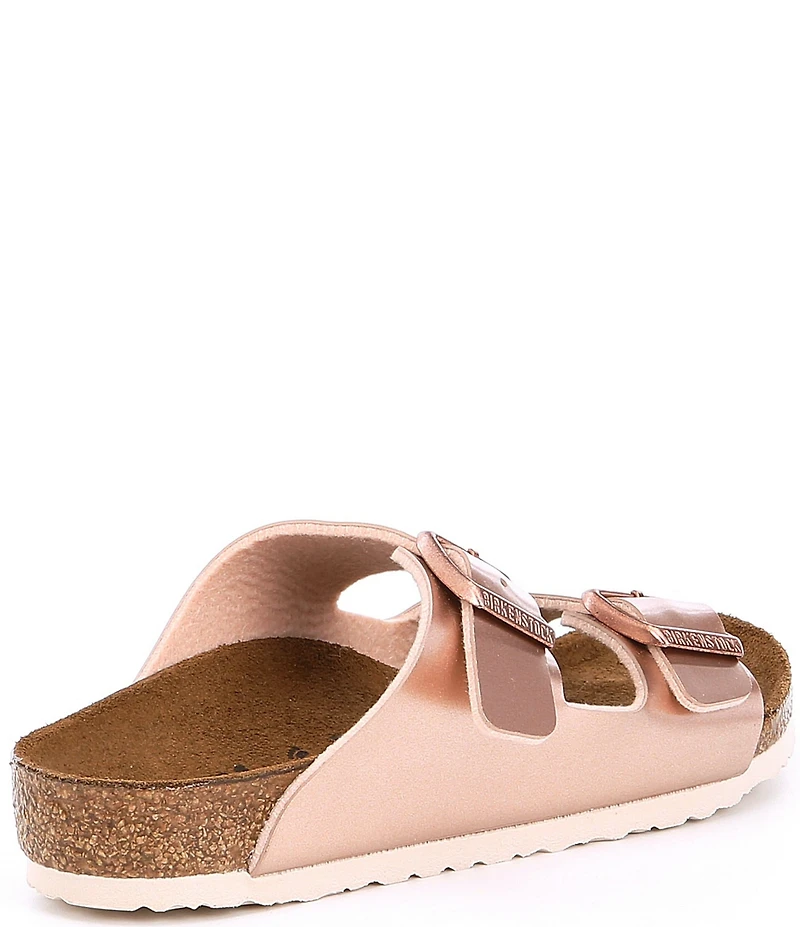 Birkenstock Girls' Arizona Metallic Slide Sandals (Toddler)