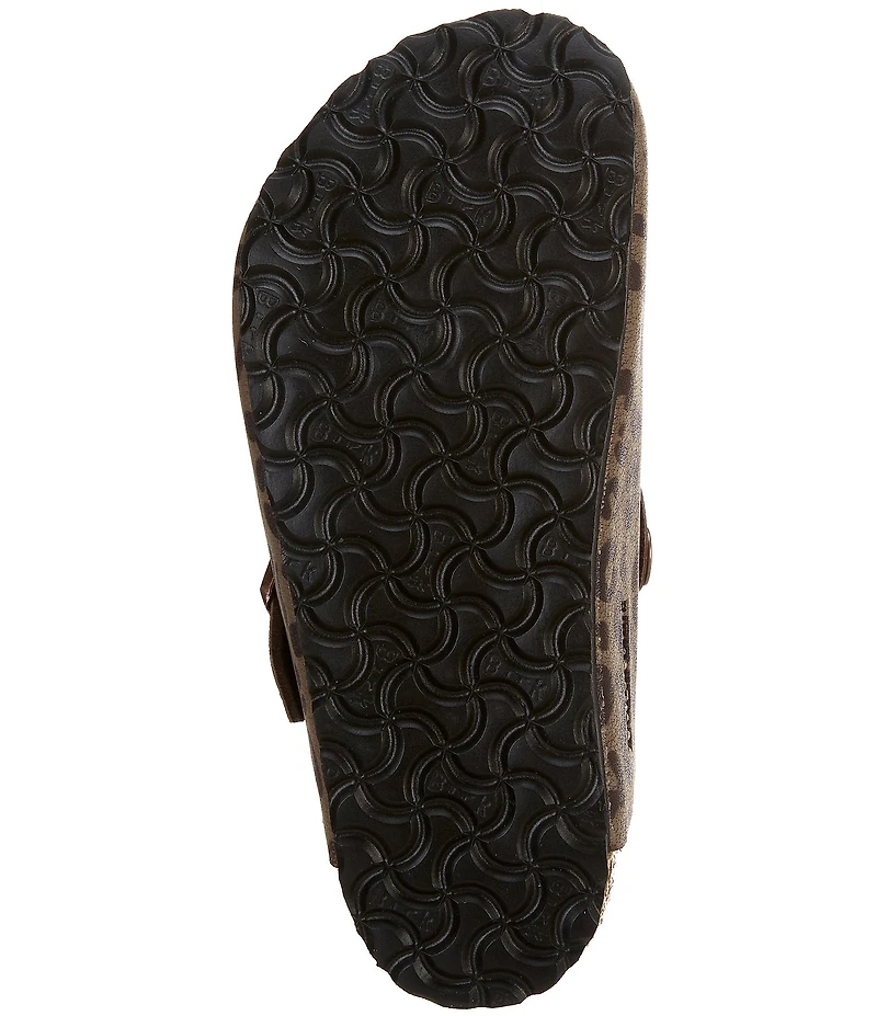 Birkenstock Girls' Boston 2.0 Birkibuc Leopard Print Clogs (Infant)