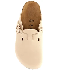 Birkenstock Girls' Boston Flower Buckle BirkioFlor Clogs (Youth)