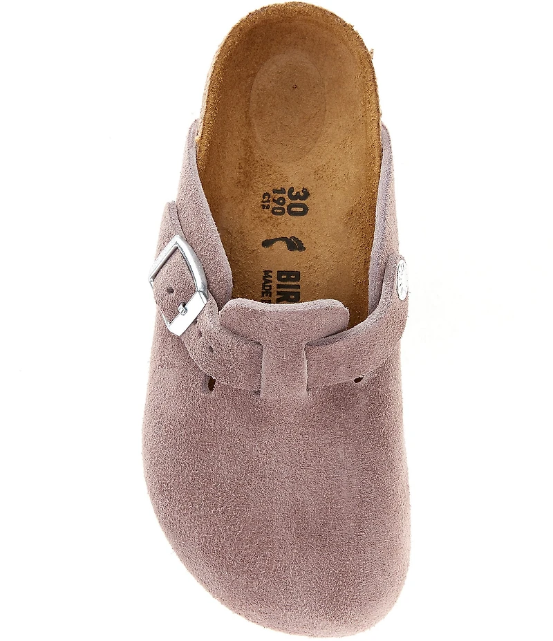 Birkenstock Girls' Boston Suede Clogs (Toddler)