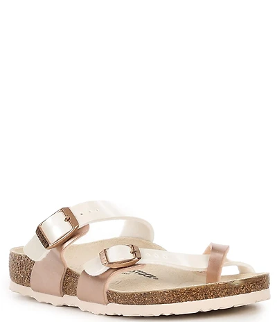 Birkenstock Girls' Mayari Birko-Flor Shimmer Sandals (Toddler)