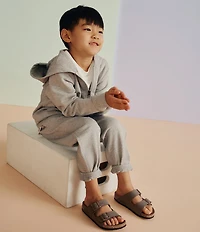 Birkenstock Kids' Arizona Nubuck Slide Sandals (Youth)