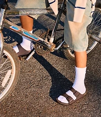 Birkenstock Kids' Arizona Nubuck Slide Sandals (Toddler)