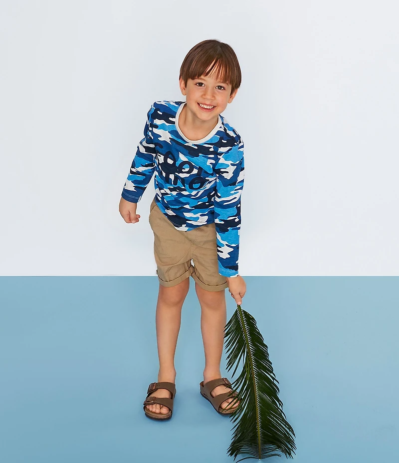 Birkenstock Kids' Arizona Nubuck Slide Sandals (Toddler)