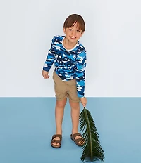 Birkenstock Kids' Arizona Nubuck Slide Sandals (Toddler)