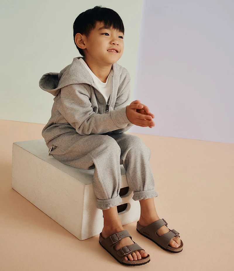 Birkenstock Kids' Arizona Nubuck Slide Sandals (Toddler)