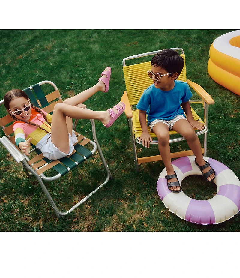 Birkenstock Kids' Arizona Waterproof EVA Family Matching Slide Sandals (Toddler)