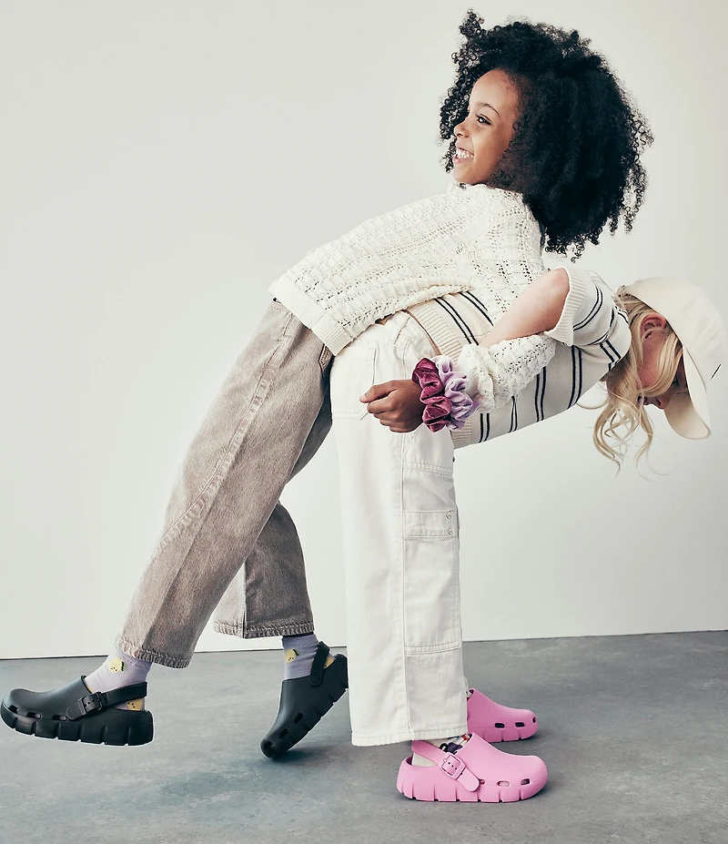 Birkenstock Kids' Birki Flow Adjustable Family EVA Matching Clogs (Infant)